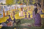 Georges Seurat Sunday Afternoon on the Island of La Grande Jatte oil